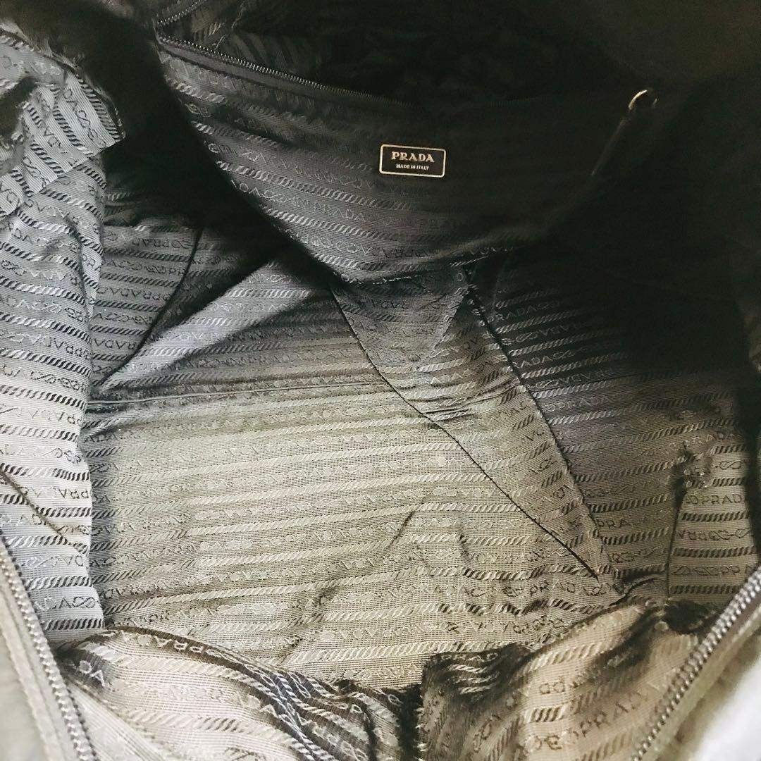 PRADA - 【極美品】プラダ ボストンバッグ 2way ナイロン 黒 三角ロゴ
