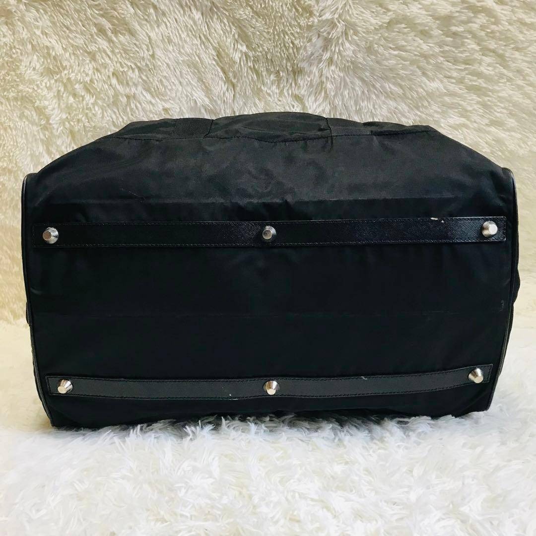 PRADA - 【極美品】プラダ ボストンバッグ 2way ナイロン 黒 三角ロゴ