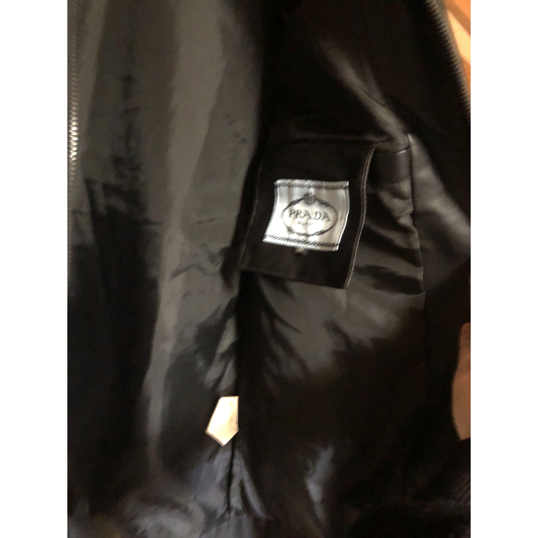 PRADA - PRADA プラダ ノベルティ シングルライダース 革ジャン ユニ