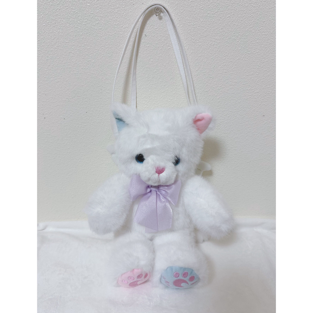 mezzo piano - メゾピアノ♡猫ぬいぐるみバッグ新品タグ付きの通販 by