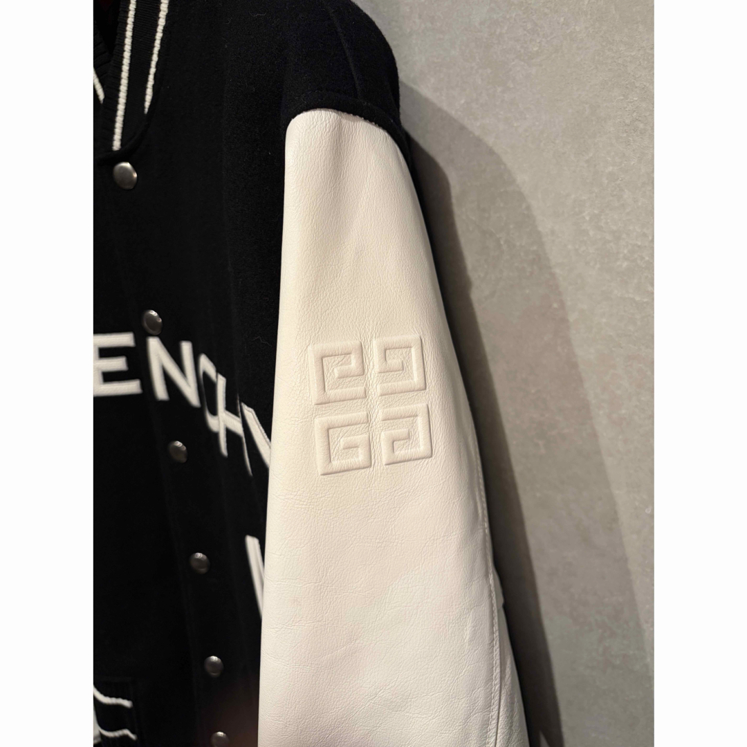 GIVENCHY - 【美品】Givenchy ウール×レザー ボンバージャケット 46