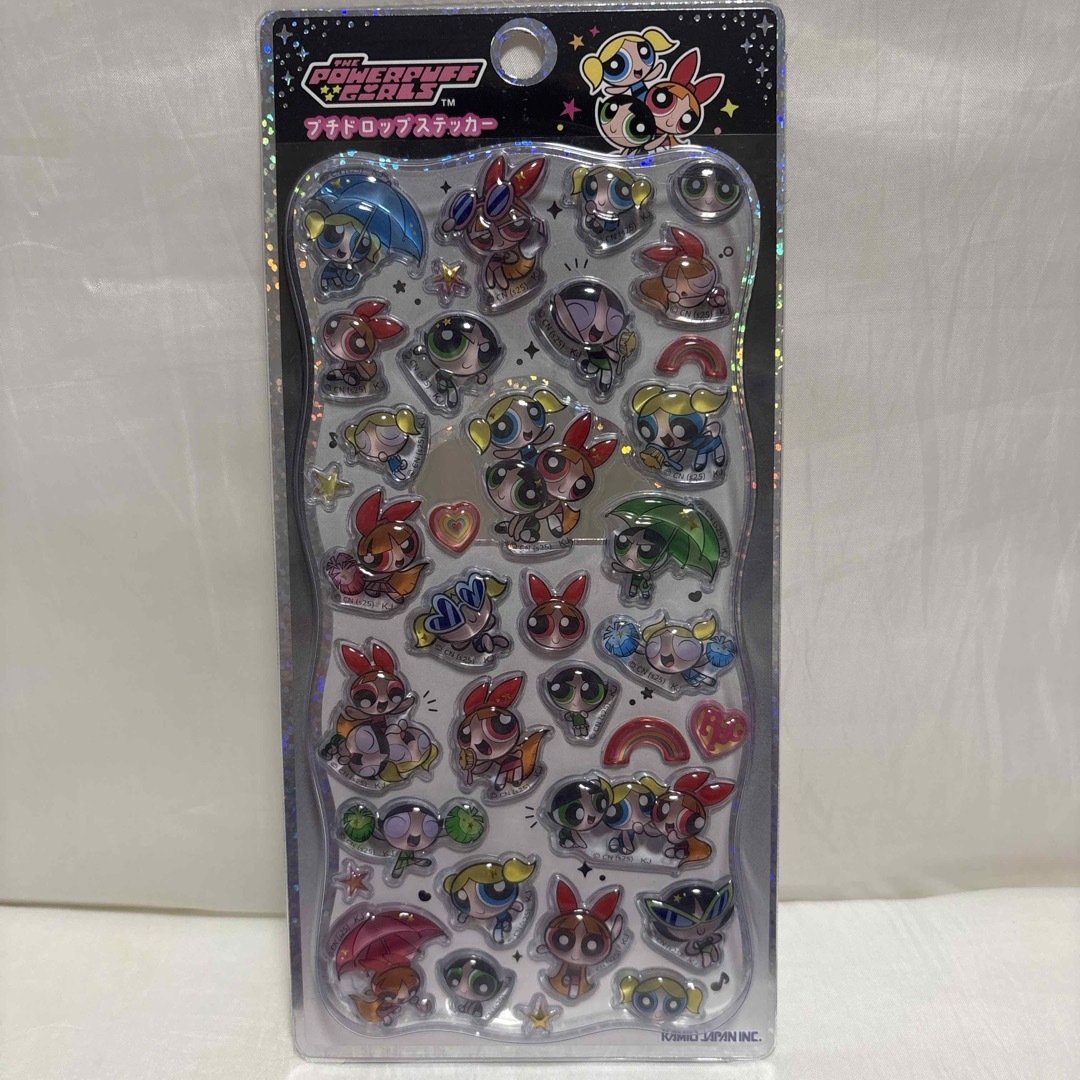 カミオジャパン - プチドロップステッカー パワーパフガールズ トムと