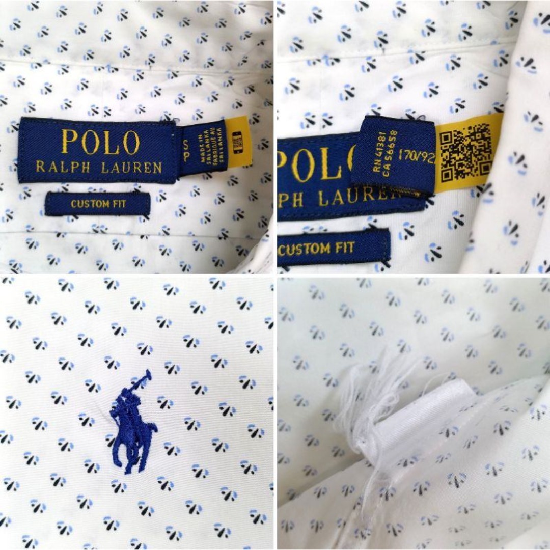 POLO RALPH LAUREN - 良品 ポロ ラルフローレン 長袖シャツ S メンズ