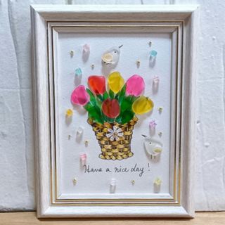 冬のパステルアート ホワイトクリスマスの幻想 パステル画原画の通販