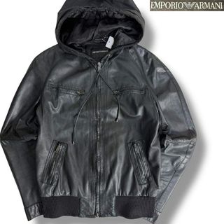 EMPORIO ARMANI - 早い者勝ち！EMPORIO ARMANI レザージャケット