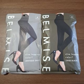 BELMISE - ベルミス スリムレギンス トゥルーブラック Mサイズの通販