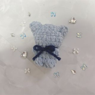 ハンドメイド かぎ編み あみぐるみ いちごのキーホルダーの通販 by