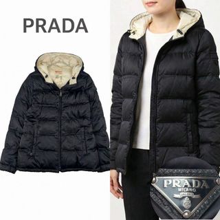 PRADA - 新品 PRADA ダウンジャケット ホワイト 白 29X544 タグ付き の