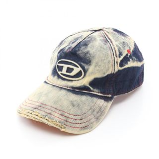 DIESEL - DIESEL ディーゼル 78ロゴ刺繍デザイン キャップ ブラック