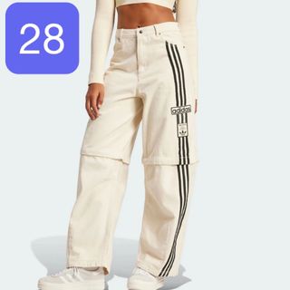 adidas Originals - ADIDAS DENIM ZIP PANT デニム パンツ 27 JX9210の