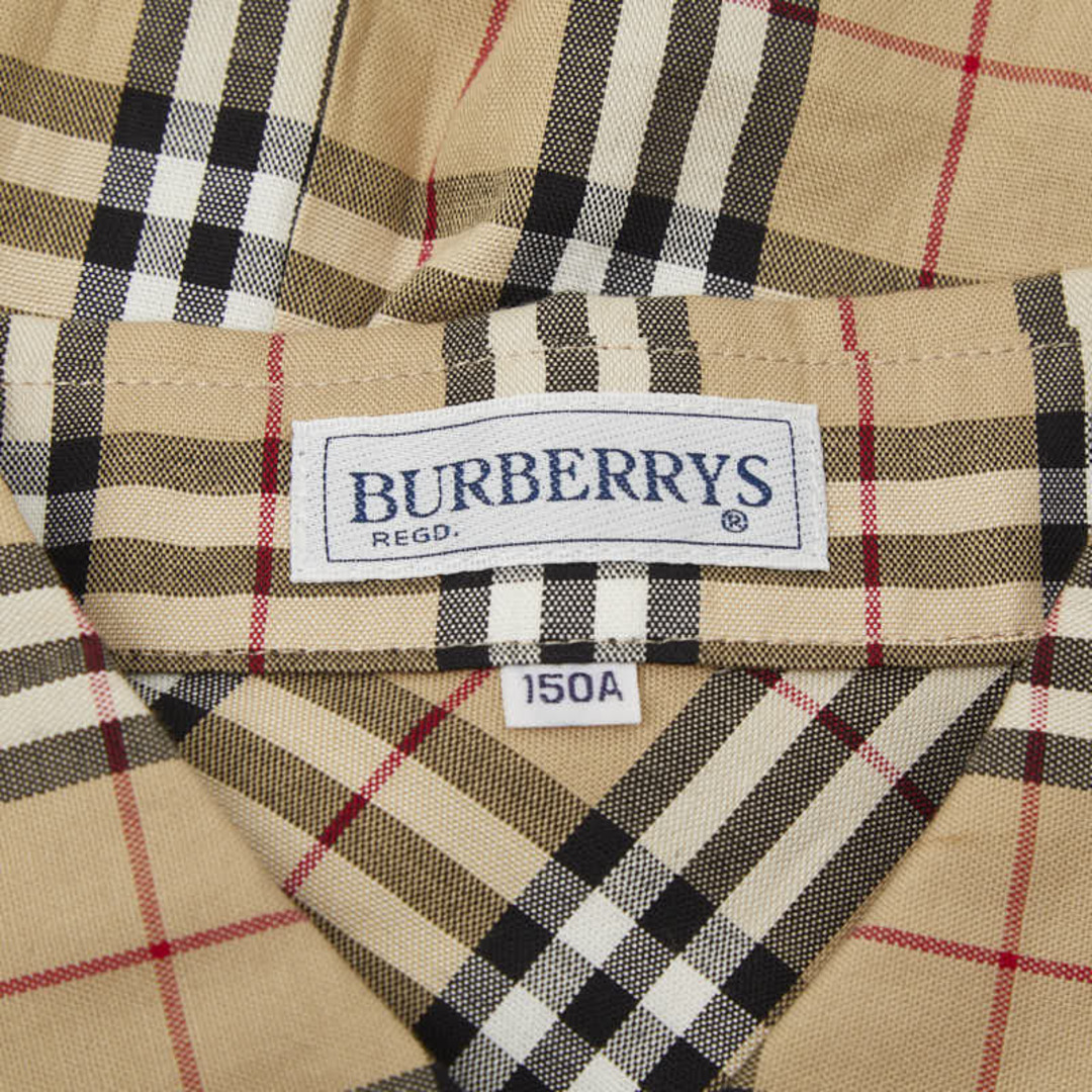 BURBERRY - バーバリー ノバチェック 半袖 シャツワンピース コットン