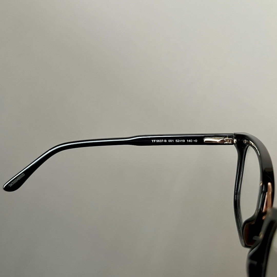 TOM FORD EYEWEAR - トムフォード メガネ スクエア ブラック ゴールド