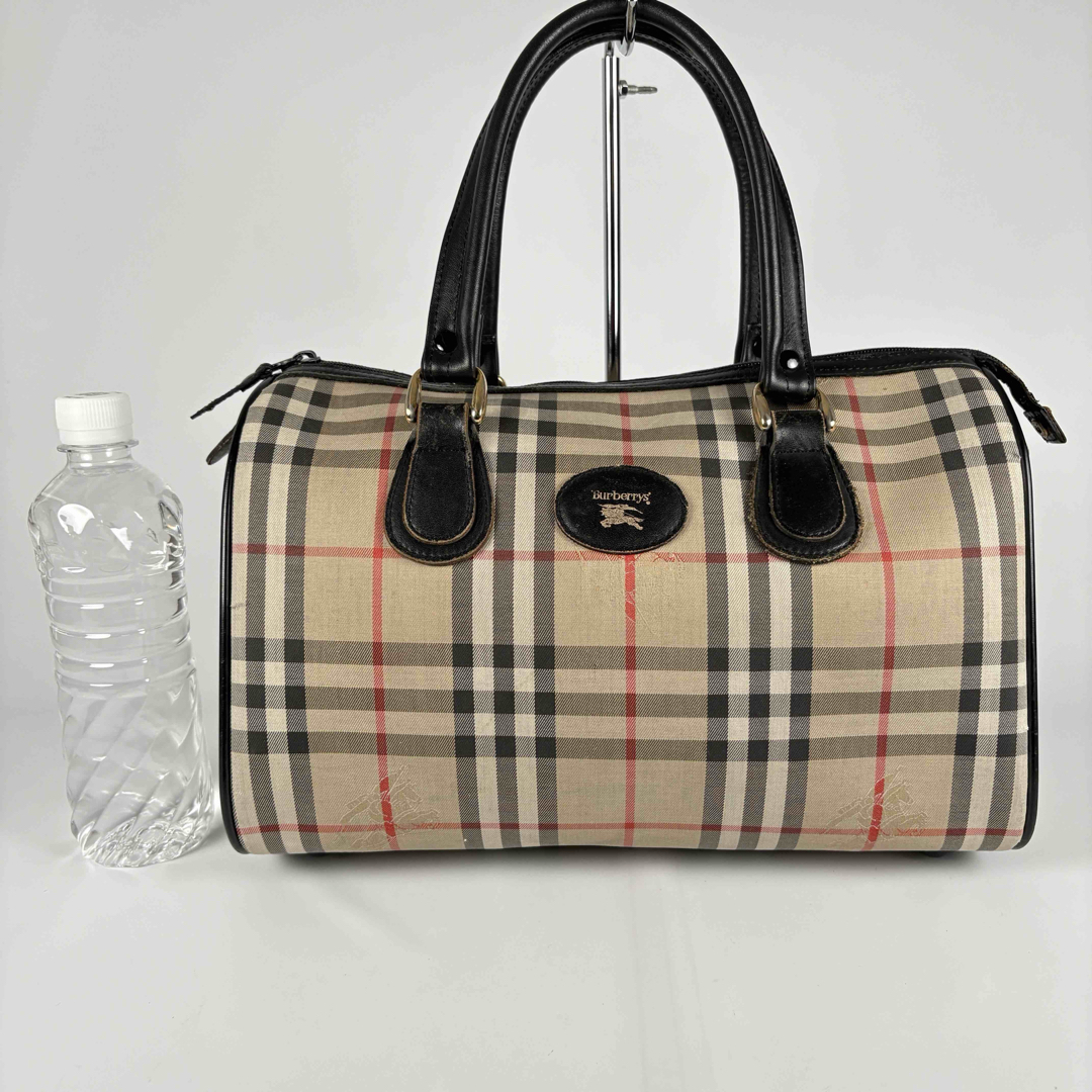 BURBERRY - バーバリー ミニボストンバッグ ノバチェック ハンドバッグ