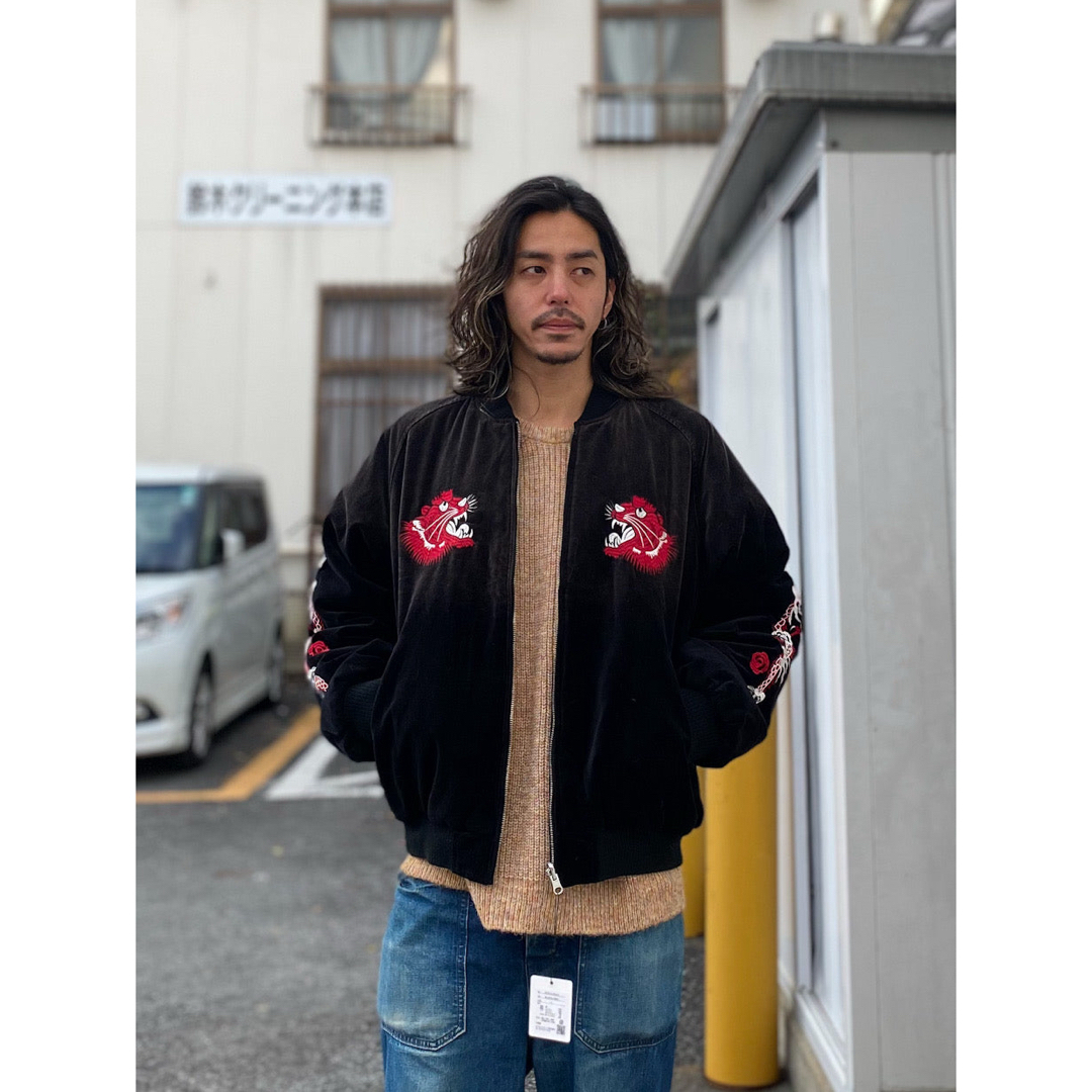 本日23時限定価格！Mサイズ50's reversible別珍スカジャンの通販 by は