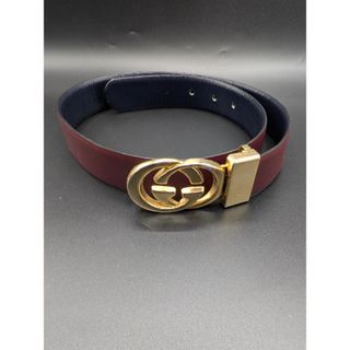 GUCCI - GUCCI グッチ ベルト インターロッキングG シェリーラインの