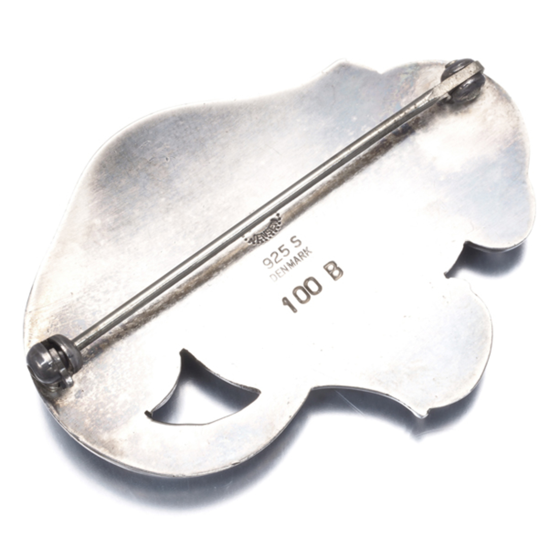 Georg Jensen - ジョージジェンセン ブローチ ムーンストーン 100B