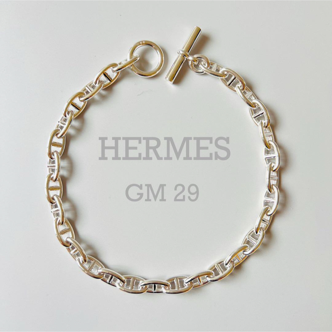HERMES - 希少 HERMES エルメス シェーヌダンクル GM29 ネックレスの