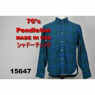 PENDLETON - PENDLETON 23AW コットン オンブレ シャドー チェック