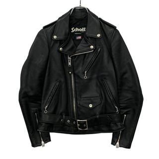schott - schott 642 襟付きシングルライダース 【値下げ可】の通販 by