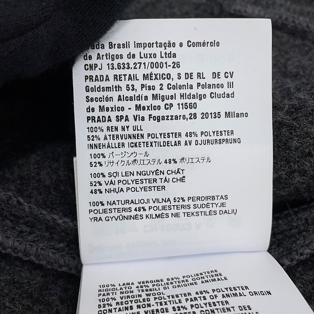 MIU MIU - ミュウミュウ カーディガン ロゴ クロップド丈 レディース