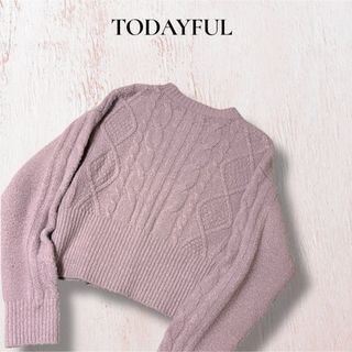 TODAYFUL - Todayful ニット セーター ソフトケーブルニットの通販 by