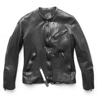 agnes b. - アニエスベー スペシャル ☆ レザー ジャケット 2 フランス