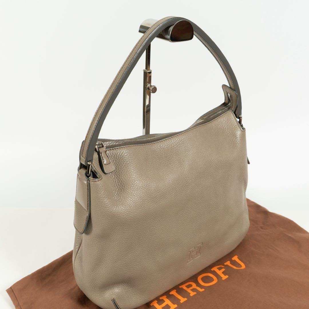 極美品✨】ヒロフ トートバッグ レザー グレージュの通販 by 和菓子の