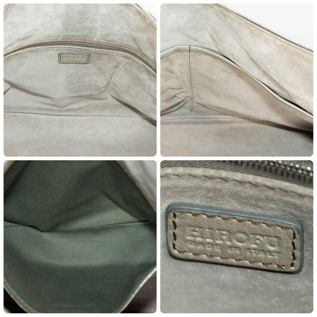 極美品✨】ヒロフ トートバッグ レザー グレージュの通販 by 和菓子の