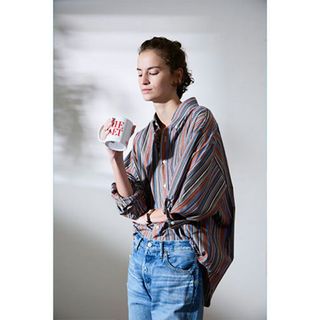 Shinzone - THE SHINZONE シンゾーン クロップドレースブラウス 黒の