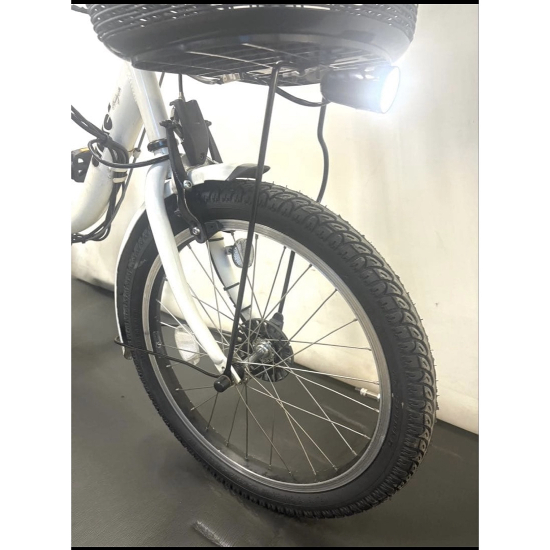 BRIDGESTONE - 1年保証 ブリヂストン ビッケ 20インチ 子供乗せ 白