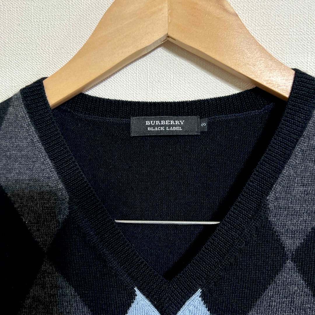 BURBERRY BLACK LABEL - 【BURBERRY BLACK LABEL】ニットベストの通販