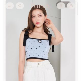 SeaRoomlynn - Sea Room lynnシールームリン*シャーリングフリルキャミ