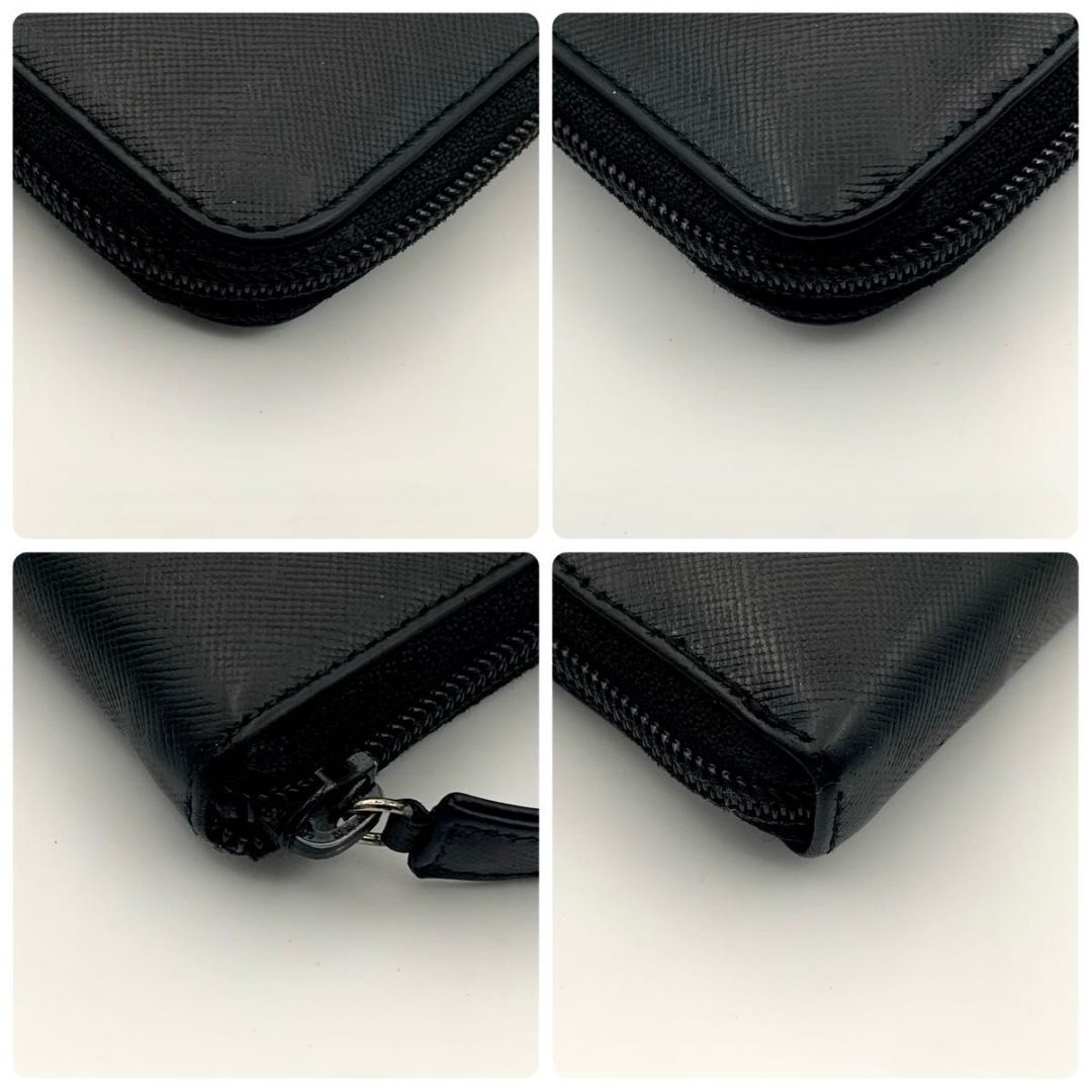 PRADA - 鑑定済み プラダ 長財布 ラウンドファスナー サフィアーノ