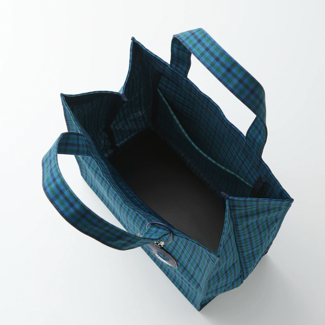 familiar - 新品未開封 ファミリア familiar トートバッグ 青チェック