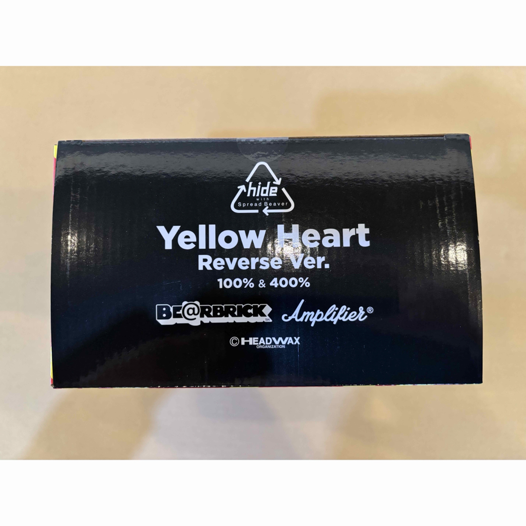 MEDICOM TOY - BE@RBRICK Yellow Heart Reverse 400％ aの通販 by