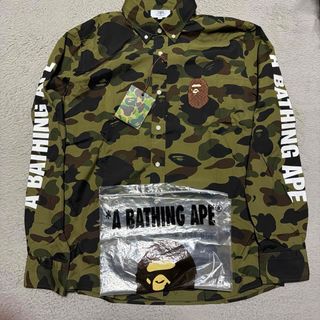A BATHING APE - BAPE ラブジェネ ネルシャツの通販 by chimasan's