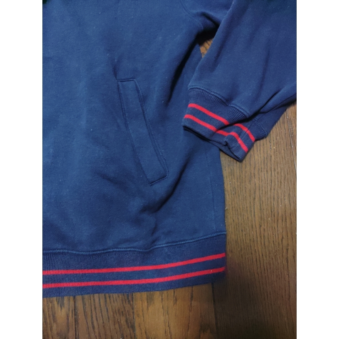 STUSSY - STUSSY パーカー ジップアップ S 紺タグ 90S 古着 刺繍