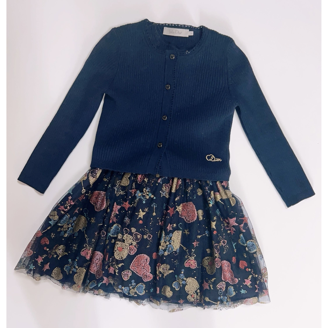 Christian Dior - baby Dior 24M ワンピース カーディガンの通販 by