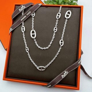 HERMES - 【新品未使用】HERMES エルメス シェーヌダンクル ネックレス