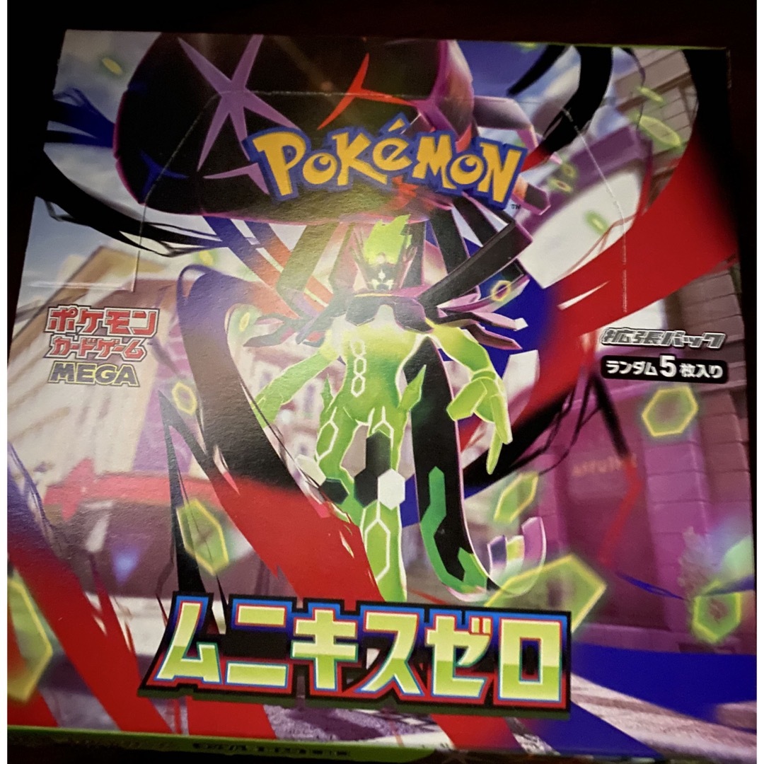 ポケモンカード ムニキスゼロ BOX シュリンクなしの通販 by kaito's