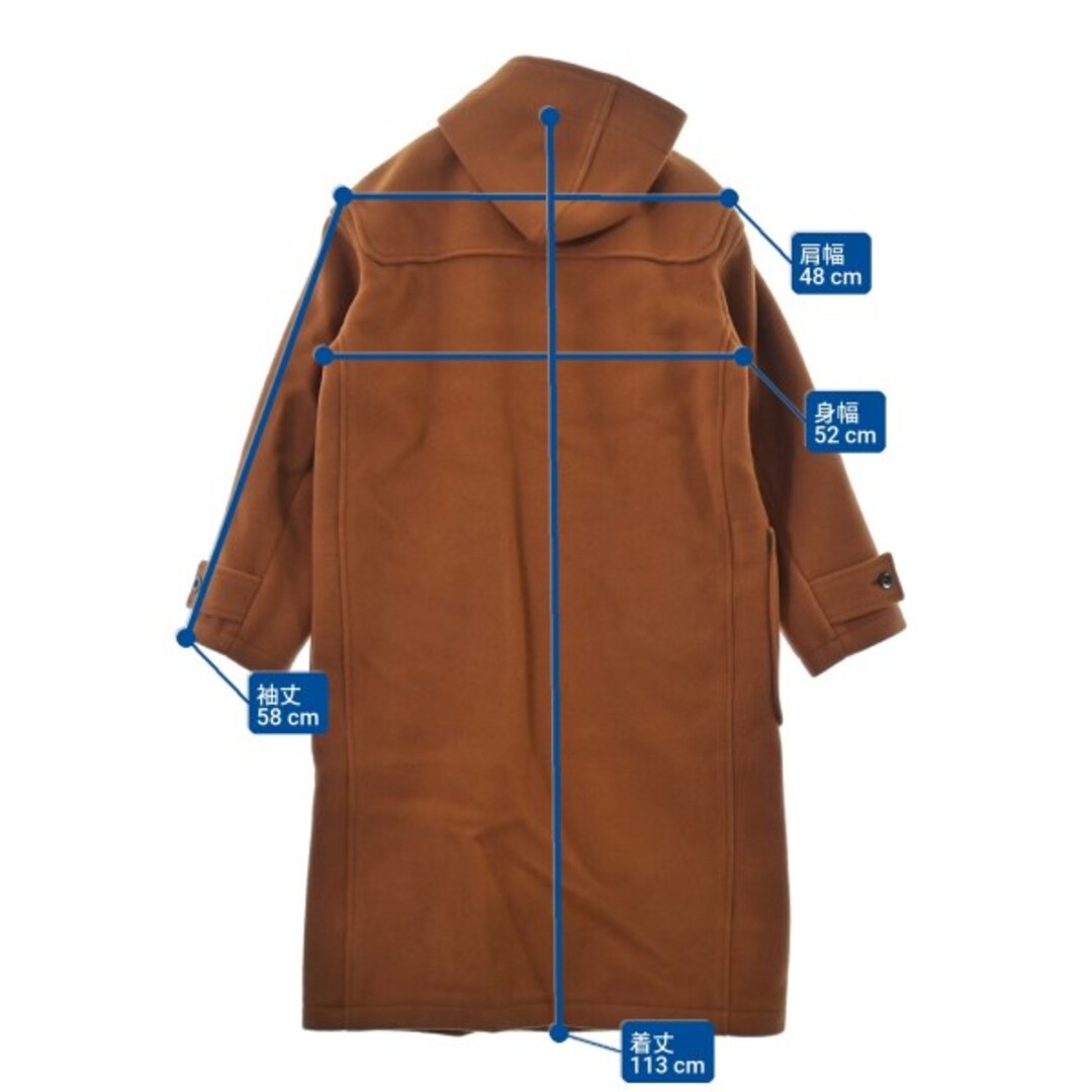 LENO リノ ダッフルコート S オレンジ 【古着】【中古】【送料無料】の