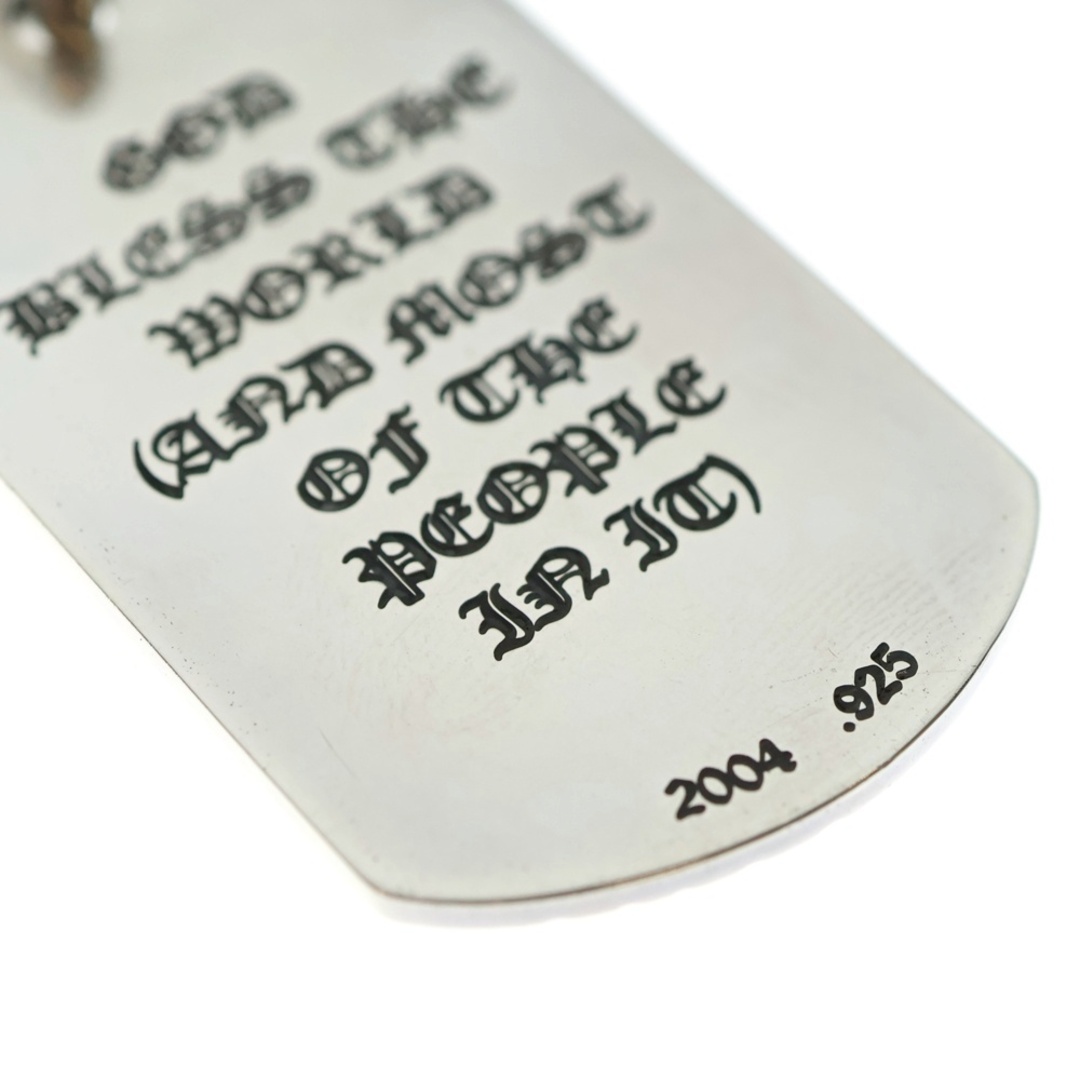 Chrome Hearts - CHROME HEARTS クロムハーツ D TAG LRG GOD BLESS