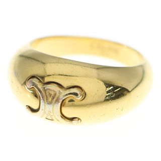 CELINE - セリーヌ リング マカダム コンビカラー 12号 K18YG/Pt850