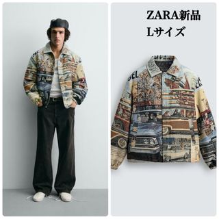 ZARA - zara サンローラン型 ライダースジャケット定価2万円以上