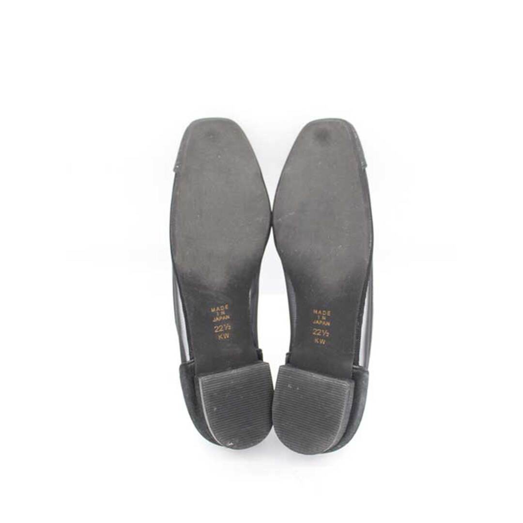 DIANA - ダイアナ グリッタートゥ チュールフラットパンプス ブラック