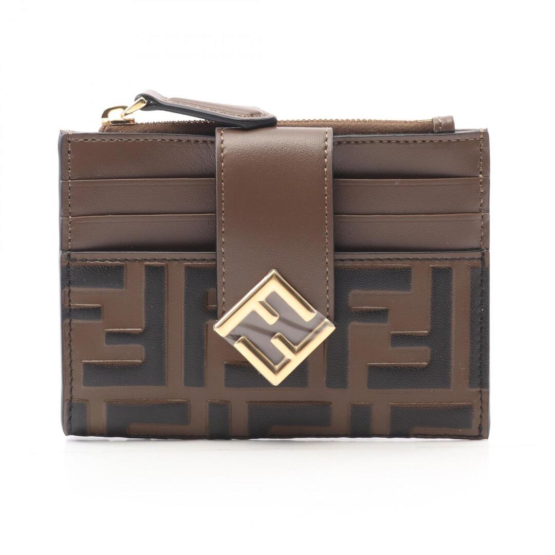 FENDI - FENDI フェンディ カードケース FFダイヤモンド ジップカード