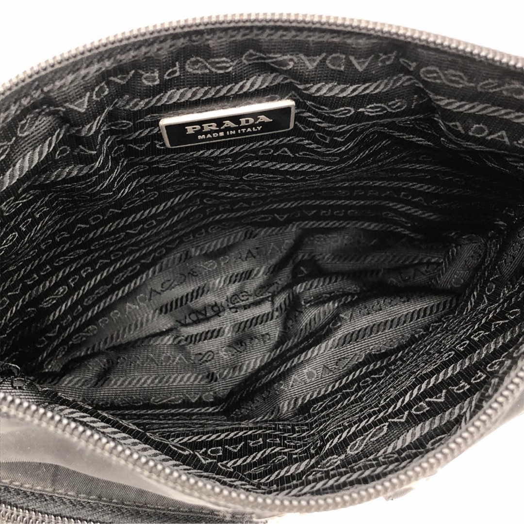 PRADA - ギャランティ付✨プラダ ウエストバッグ 三角ロゴ ナイロン