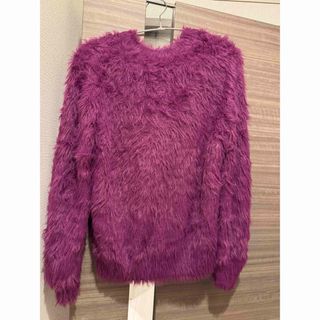 井川遥 x 三越伊勢丹 LOIN ロワン モヘアニット グレー 36 新品の通販