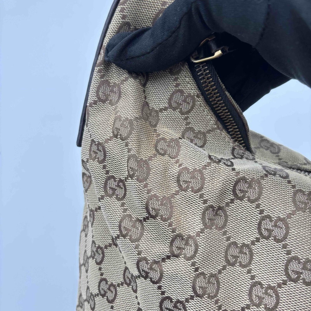 GUCCI - GUCCI グッチ ホースビット GGキャンバス× レザー ワン