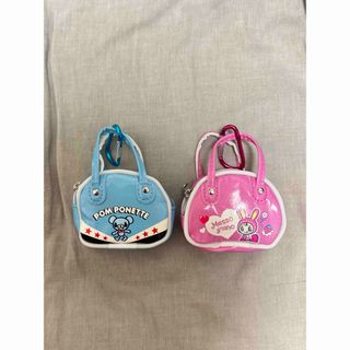 NARUMIYA - ナルミヤキャラクターズ クリアフラットポーチ ブルー